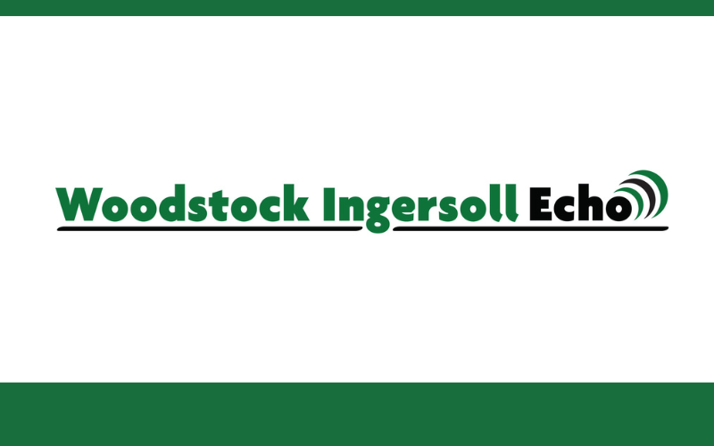 Black and Green logo for Woodstock Ingersoll Echo