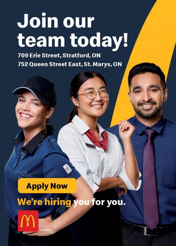 McDonalds Hiring Ad in St Marys Indy